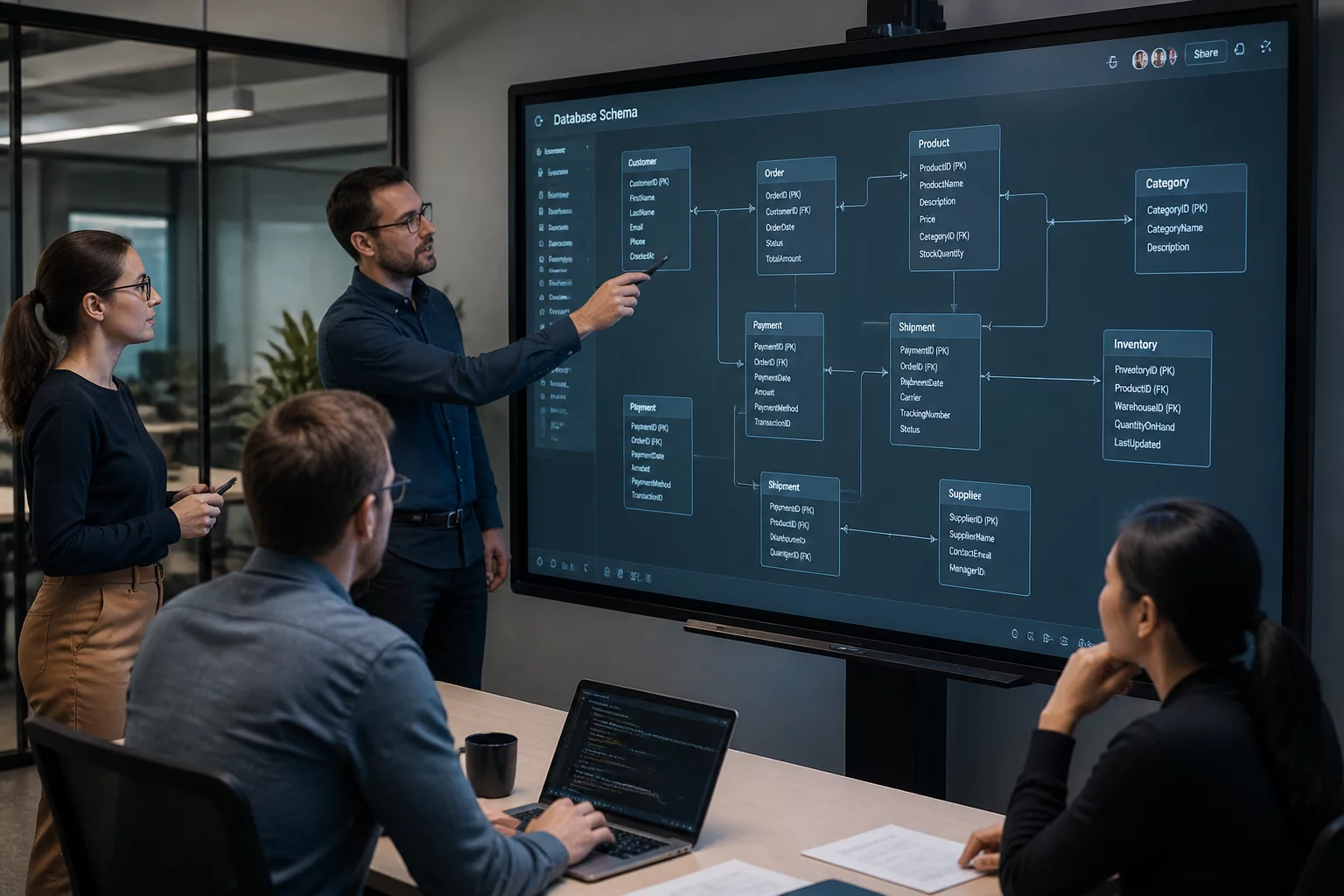 Database architecture documentation team